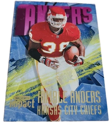 1997 Skybox Impact #176 Kimble Anders Kansas City Chiefs Football Card (P0 - Image 1 of 2