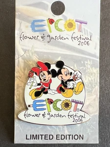 WDW - Epcot Flower and Garden Festival 2006 Mickey Minnie - LE Disney Pin 46291 - Bild 1 von 4
