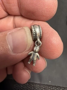 Auténtico Pandora Plata Esterlina S925 ALE My Little Boy Cuelga Dije #790859 - Imagen 1 de 4