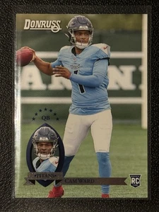 2025 Panini Donruss Cam Ward (RC) #36 Titans Rookie - Foto 1 di 2