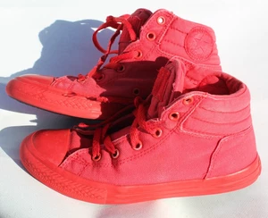 Converse Zapatillas Altas Zapatos 2.5, 3 Rojo Acolchado Halloween Zapatero OFERTA $54 - Imagen 1 de 13