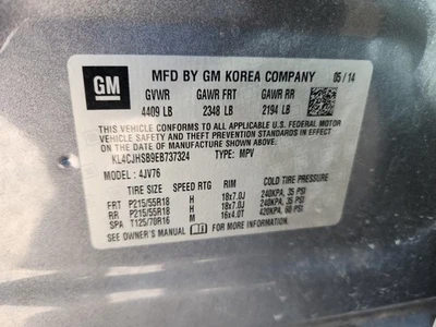 Used HVAC Blower Motor fits: 2014 Buick Encore  Grade A Foto 1 de 4