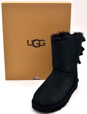 UGG Womens Bailey Bow Ii Boots | Black | 1016225-BLK | Authentic New - Image 1 of 4