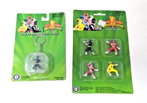 Mini figurine Mighty Morphin Power Rangers Party Favors 1993 scellée placo porte-clés - Photo 1/2