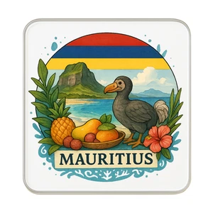 Imán de nevera Mauricio imán de nevera | recuerdo de viaje regalo coleccionable - Imagen 1 de 5
