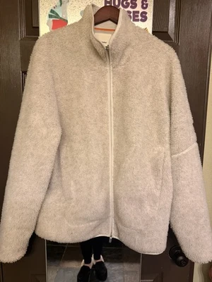 Chaqueta Icebreaker RealFleece Sherpa Manga Larga Cremallera Completa Crudo Talla L Foto 1 de 4