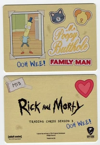 2020 Rick and Morty Season 3 Convention Metal Chase Card M13 Mr. Poopy Butthole - Bild 1 von 1