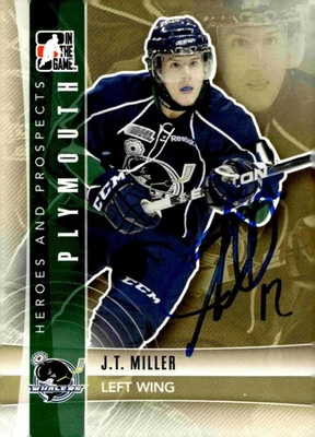 J.T. Miller - Signed 2012-13 In The Game Heroes And Prospects Card #225 - Image 1 of 2