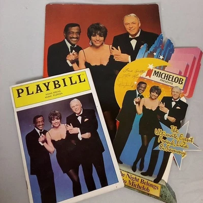 Vintage FRANK LIZA & SAMMY Ultimate Event Concert Tour Book Miami Arena Playbill - Image 1 of 4