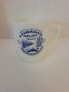 Excellent Vintage Fire King Harris Minnesota 1884-1984 Centennial Coffee Mug! - Picture 1 of 6
