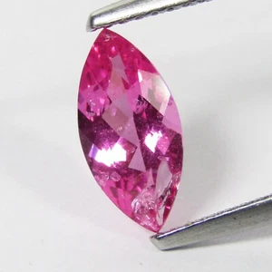 Piedra preciosa de Myanmar de espinela rosa natural de 1,36 quilates 11x5,5 x 3,5 mm corte marquesa - Imagen 1 de 4