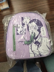 Mini zaino Junji Ito Slug Girl anime con tasche/cinturini nuovo con etichetta RARO - Foto 1 di 5
