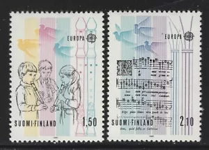 Finland 1985 Europa Music set Sc# 707-08 NH - Picture 1 of 1