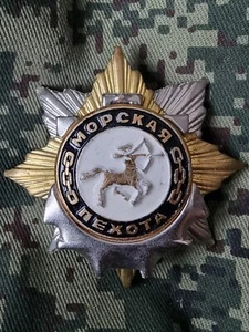Military badge Pin MARINES Hisrory Ukraine 2022 - Picture 1 of 4