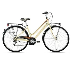 Bottecchia 200 Ty21 Bicicletta Donna Lady Trekking And City Crema Marrone - Bild 1 von 1