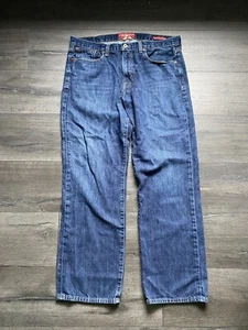Jeans de mezclilla azul recto vintage Lucky Brand para hombre 361 36x32 (medidas 36x30) - Imagen 1 de 9