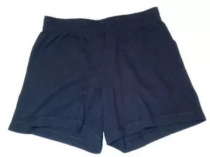 Faded Glory Girls Gym Shorts Size S (6-6X) Black Jogger Sleeping Athleisure GUC - Picture 1 of 9