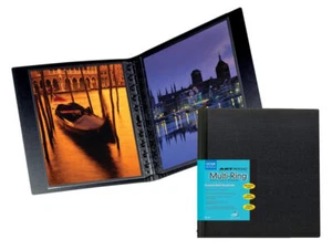 ITOYA 13" x 19" Poster Art Portfolio Multi-Ring Refillable Binder + 10 Pages - Picture 1 of 4