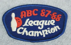 ABC Bowling Patch League Champion 1987-1988 - Picture 1 of 2