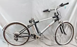 2020 R. Martin Hybrid E-Bike Bike X-Small 6 Speed Fenders Silver Fast US Shipper - Picture 1 of 24