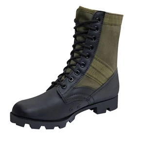 Rothco Jungle Boots - 8 Inch Olive Drab, Black # 5080 - Picture 1 of 26