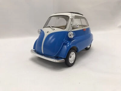 Bmw Isetta Scala 1:18 Welly Blu / Bianco Modelstore85com - Immagine 1 di 4