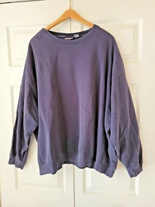 St. John's Bay Men's 3X-Large Blue Long Sleeve Sweatshirt - Picture 1 of 6