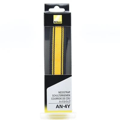 [Brand New] Nikon AN-4Y Neck Strap Camera Strap yellow For SLR DSLR #240038 - Image 1 of 4