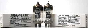 6060 ECC801S A2900 ECC81 Brimar in England Amplitrex AT1000 Tested #1541001 - Picture 1 of 9