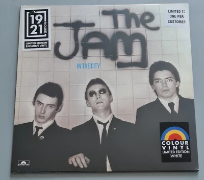 HMV Centenary 1921 Limited Edition White Vinyl - The Jam - In The City - Image 1 of 2