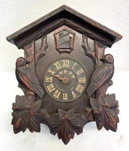 Black Forest POPPO Musical Cuckoo Clock For Parts Or Repair - Picture 1 of 9