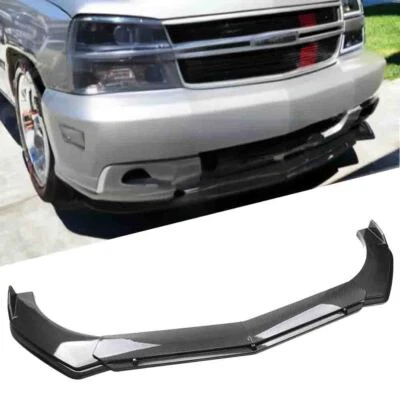 For Silverado 1500 SS 1999-06 Carbon Front Bumper Lip Spoiler Splitter Body Kit — 第 1/4 张图片