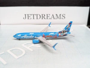 1/400 ALASKA AIRLINES BOEING 737-800 DISNEY PIXAR PIER COLORS N537AS JC WINGS - Picture 1 of 10