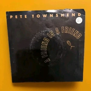 Pete Townshend A Friend Is A Friend Man Machines Atlantic 7" 45 NM W/Hype Stkr - Picture 1 of 4
