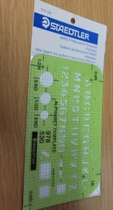 Staedtler MARS Professional Template Alphabet - Brand New Old Stock for Customer - Bild 1 von 8