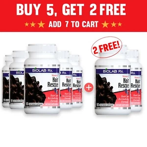 Hair Rescue Rx Women FIGHT HAIR LOSS REGROW HAIR INCREASE THICKNESS-90 Capsules - Picture 1 of 6