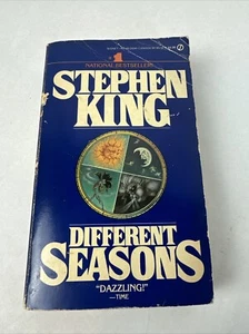 DIFFERENT SEASONS Stephen King PAPERBACK 1983 First Signet Printing Blue Cover - Picture 1 of 12