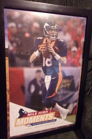 PEYTON MANNING RARE MILE HIGH MOMENTS 11/4/18 POSTER 11" X 17" ATWATER NO FRAME Cover