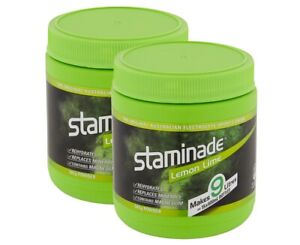 2 x Staminade Electrolyte Sports Drink Powder 585g - Lemon Lime