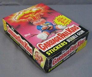 1986 cubo de basura para niños quinta serie caja 48 paquetes de cera sellados *nuevo* - Imagen 1 de 4