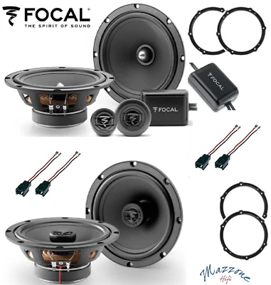 FOCAL ASE 165 ACX-165 KIT 6 CASSE CITROEN C3 C4 C5 ANT/POST CONN/SUPP AUTO