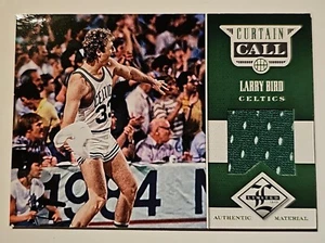LARRY BIRD 2012-13 Limited Curtain Call Game Used Jersey /199 - Picture 1 of 2