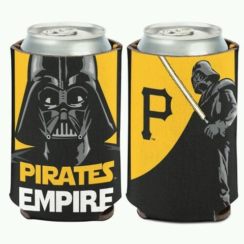 PITTSBURGH PIRATES STAR WARS DARTH VADER SOFT FOAM CAN COOLER HOLDER COOZIE Cover