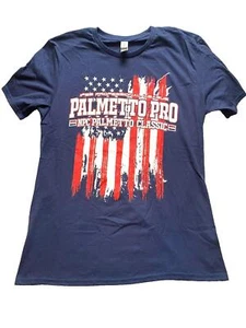 Camisa Palmetto Pro Adulto Mediana IFBB Liga Profesional Bandera de Estados Unidos Patriótica Para Hombres - Imagen 1 de 8