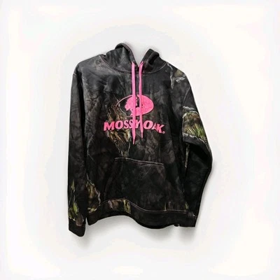 Sudadera con Capucha para Mujer Mossy Oak Break Up Country Grande Rosa Bordado Logo Foto 1 de 4