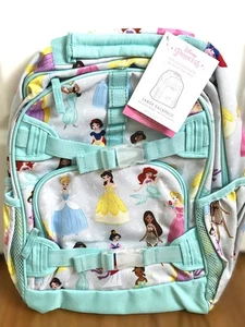 NEW Pottery Barn Kids LARGE Aqua Disney Princess Backpack ~ HOLIDAY GIFT - Picture 1 of 1