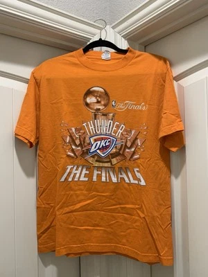 Oklahoma City Thunder Custom Graphic T-Shirt From 2012 NBA Finals (Medium) OKC - Image 1 of 4