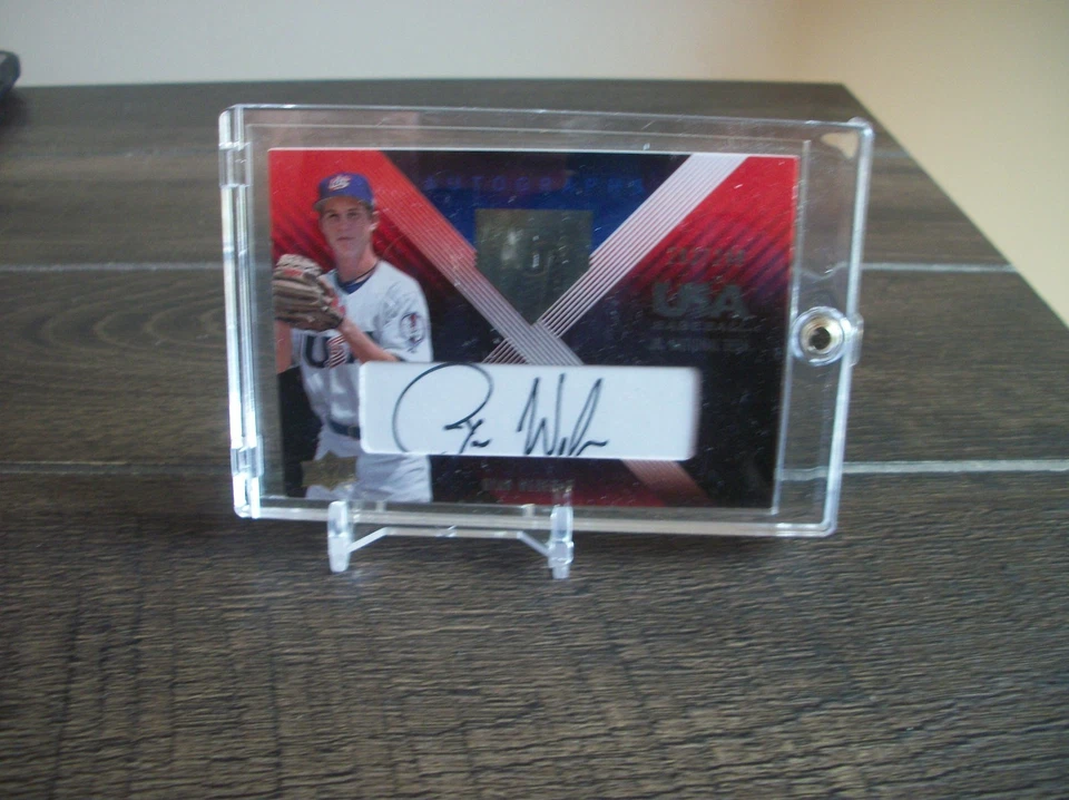 2008 USA Baseball Junior National Team Ryan Weber AUTO Card #UE-19 -Serial #/249 - Image 1 of 2