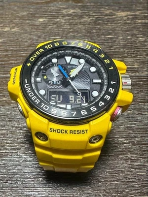 CASIO G-SHOCK GWN-1000H-9AJF GULFMASTER MASTER OF G Yellow Men's Watch - Image 1 of 4