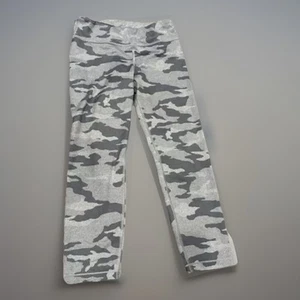 Athleta Girl Chit Chat Capri Pants Girls XL 14 Gray Camo Print - Picture 1 of 3